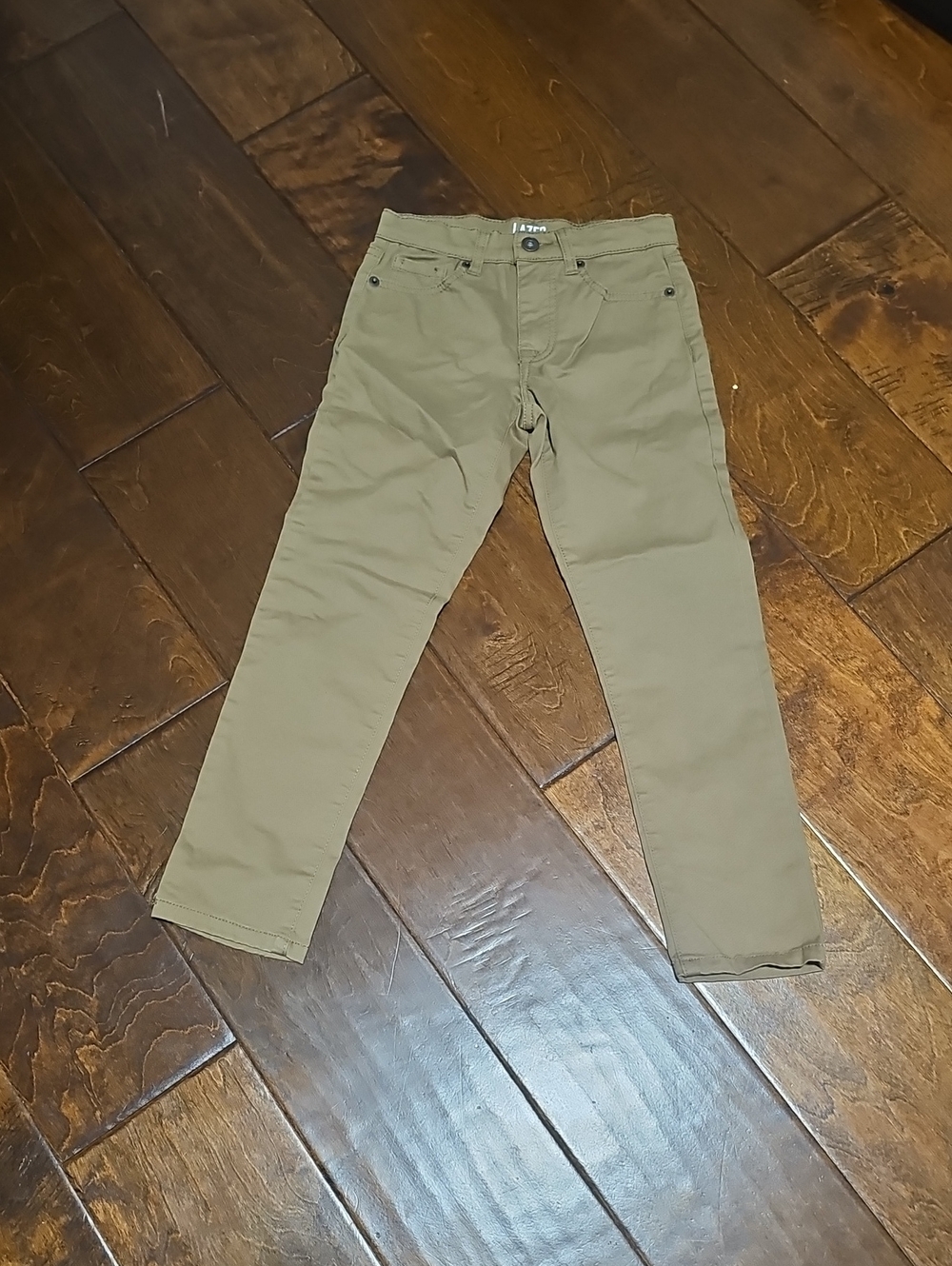 Boy's Sz 7 Lazer Slim Straight Pants in Khaki